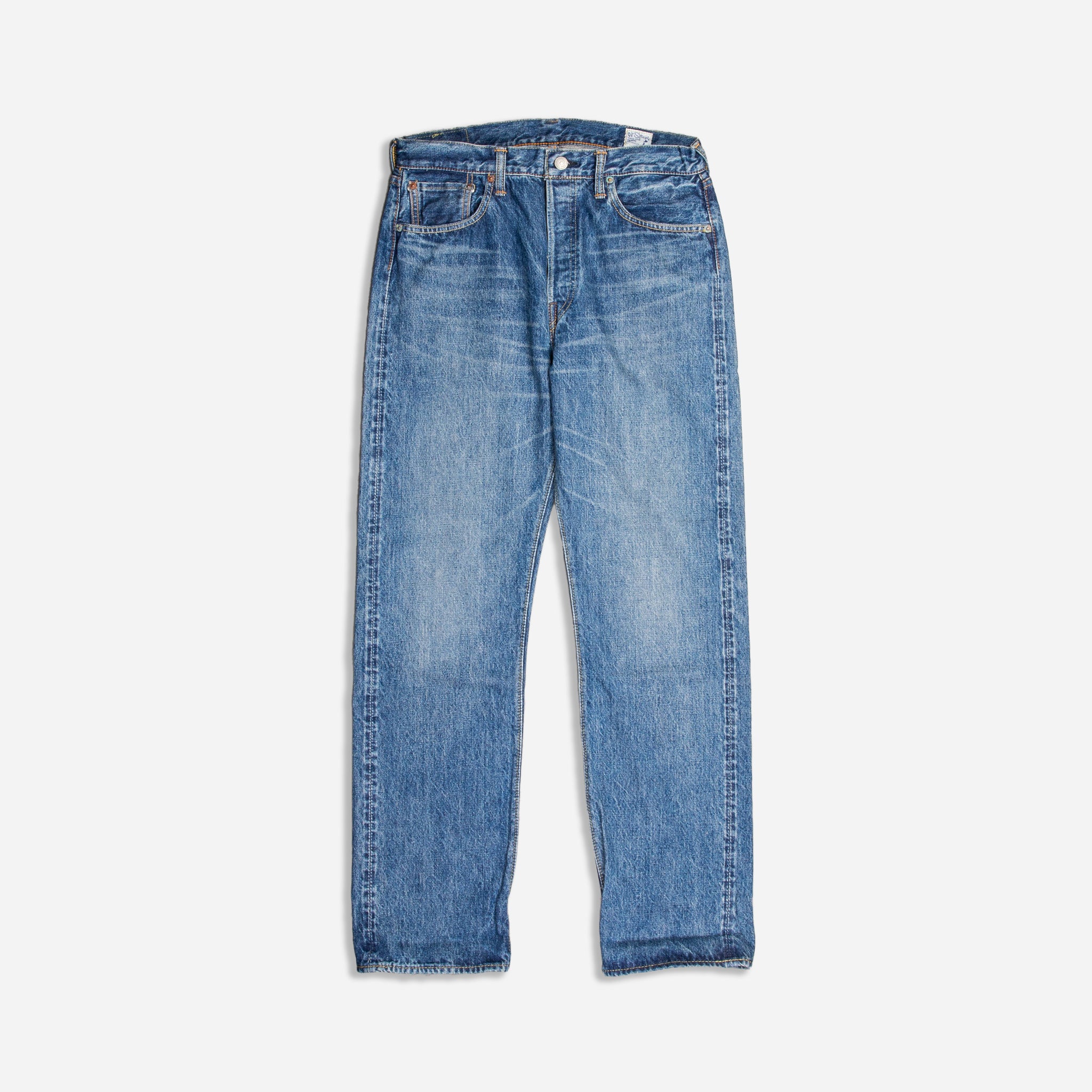 Orslow 105 STANDARD DENIM JEANS - 2 YEAR WASH - The Great Divide
