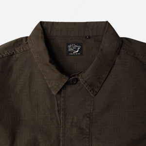 Orslow - Orslow B.D.U Jacket - Coffee Brown -  - Alternative View 1