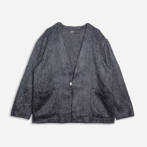 Orslow - MOHAIR CONCHO CARDIGAN - CHARCOAL -  - Main Front View