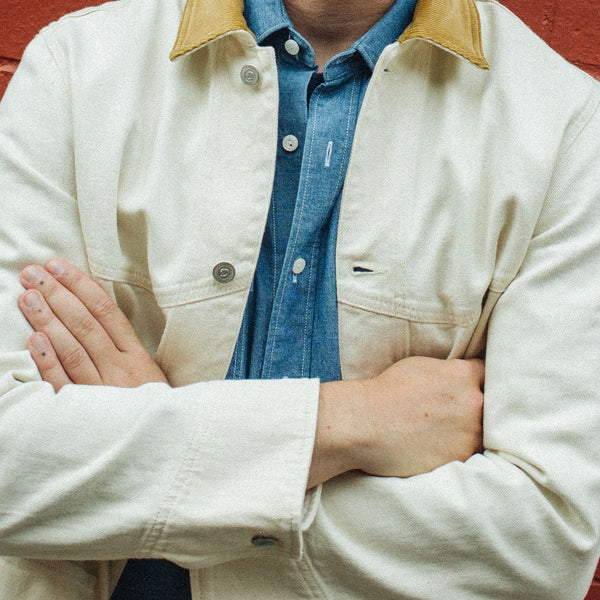 WESTERN CHORE COAT - ECRU