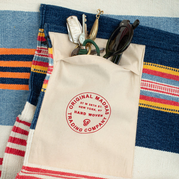 STRIPED BEACH MATT - RED/MULTI