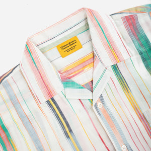 Original Madras Trading Company - CUBAN IKAT STRIPE SHIRT - MULTI -  - Alternative View 1