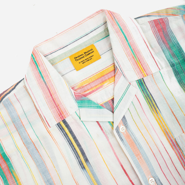 CUBAN IKAT STRIPE SHIRT - MULTI