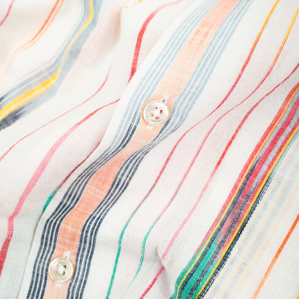 CUBAN IKAT STRIPE SHIRT - MULTI