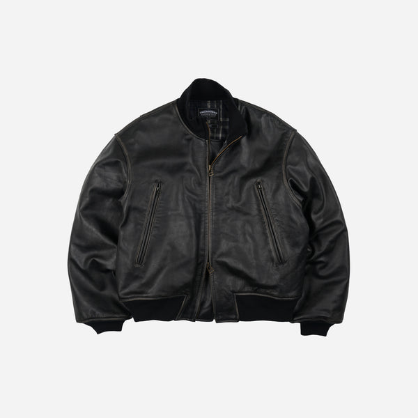 Frizmworks Patina Cowhide Tanker Jacket - Washed Black