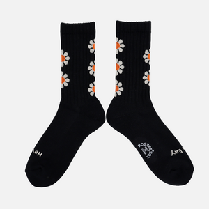 Rostersox - PEACE SOCK - BLACK -  - Main Front View
