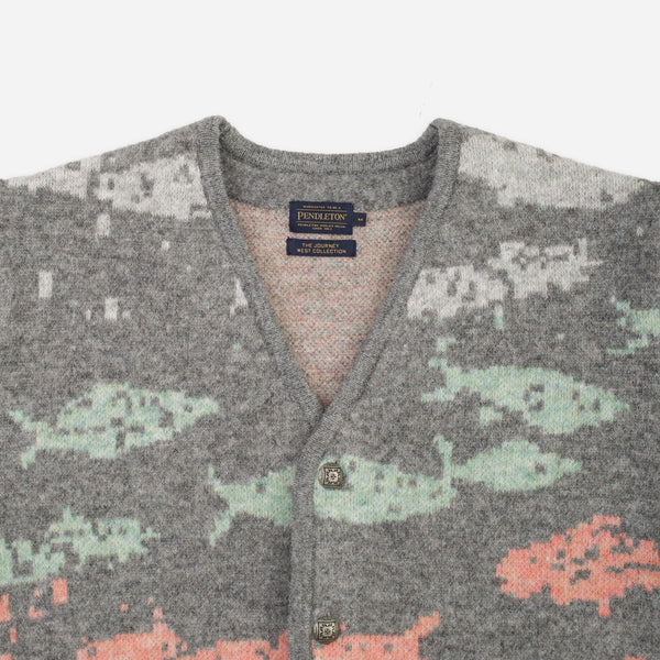 Pendleton Cosy Cardigan - Salmon Falls