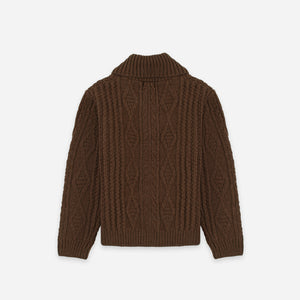 Pendleton - Pendleton Hoop Zip Cardigan - Brown -  - Alternative View 1
