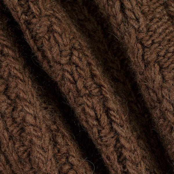 Pendleton Hoop Zip Cardigan - Brown