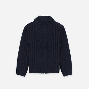 Pendleton - Pendleton Hoop Zip Cardigan - Navy -  - Alternative View 1