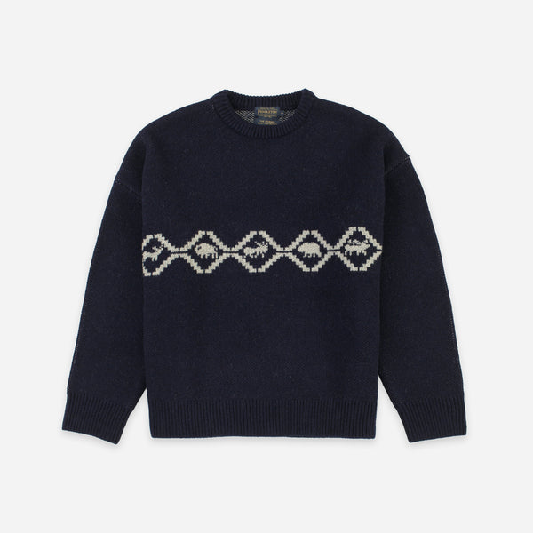 Pendleton Lost Trail Sweater - Navy