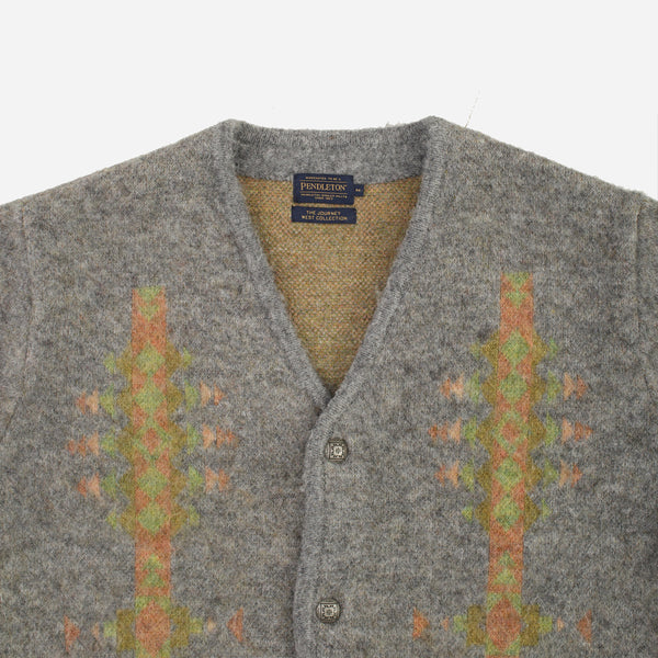 Pendleton Mohair Cardigan - Four Corners Grey