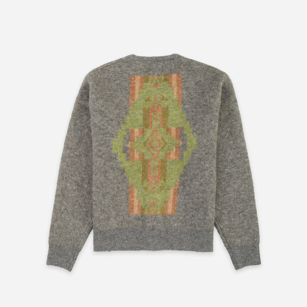 Pendleton Mohair Cardigan - Four Corners Grey