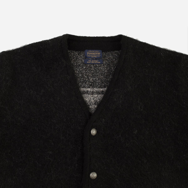 Pendleton Mohair Cardigan - Harding Black