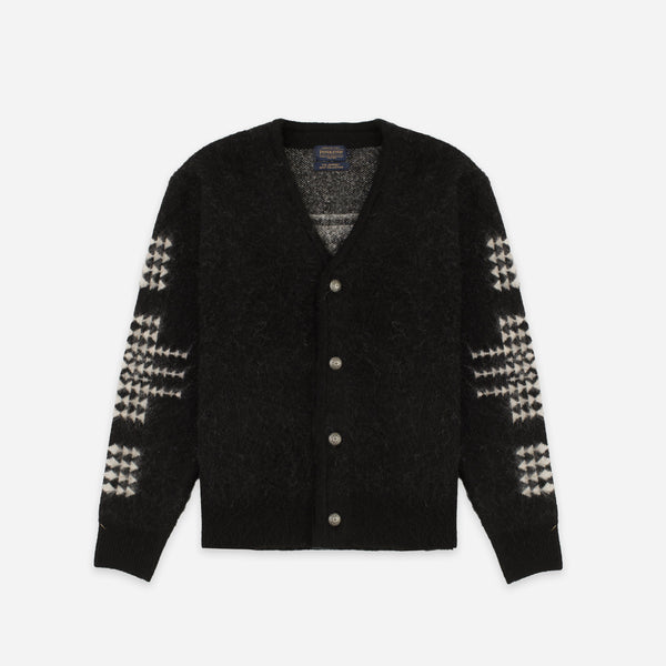 Pendleton Mohair Cardigan - Harding Black