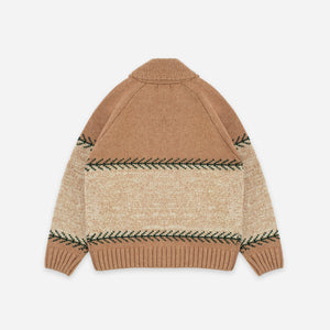 Pendleton - Pendleton Shawl Cowichan Cardigan - OG Oatmeal -  - Alternative View 1