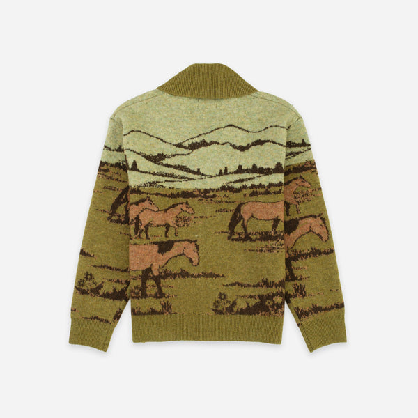Pendleton Wool Cardigan - Shadow Mountain