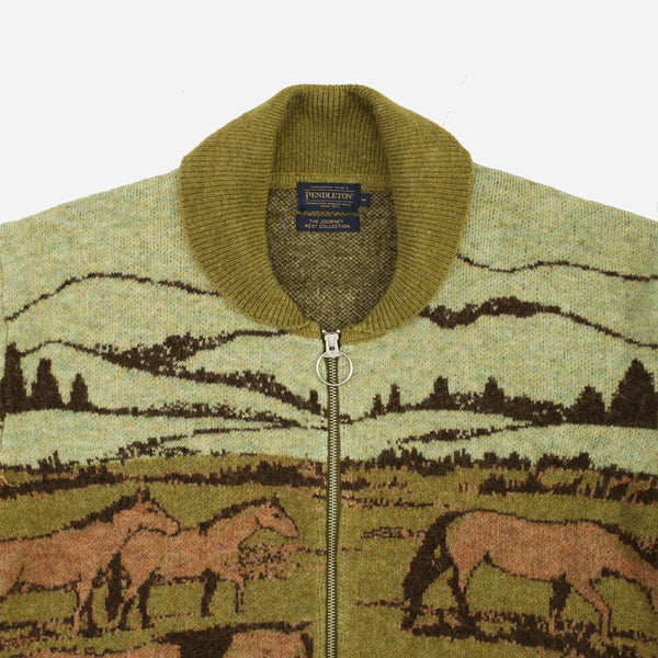 Pendleton Wool Cardigan - Shadow Mountain