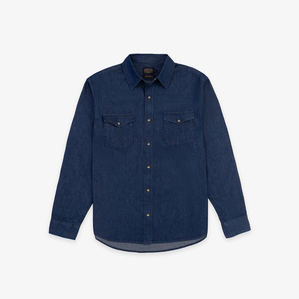 Chandler Western Shirt - Indigo