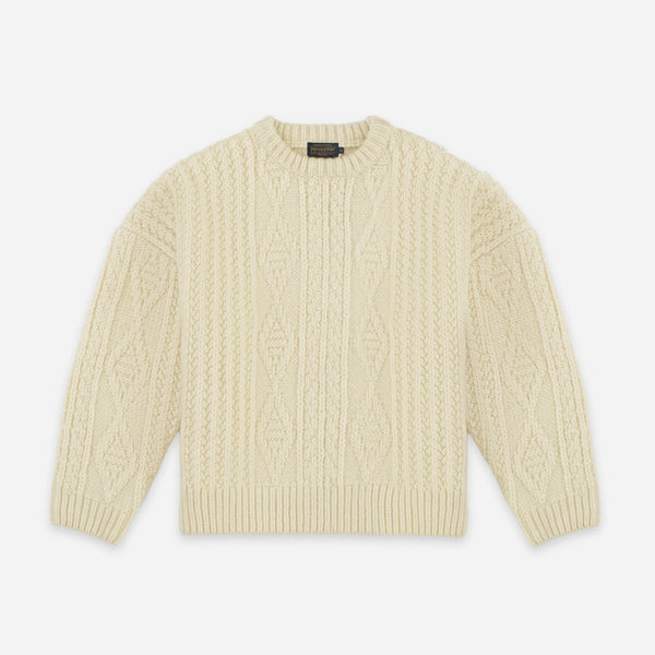 Pendleton Cable Knit Sweater - Cream