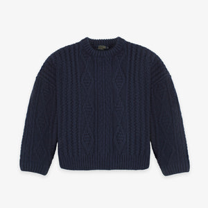 Pendleton - Pendleton Cable Knit Sweater - Navy -  - Main Front View