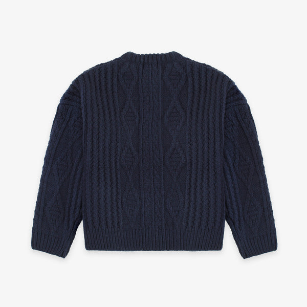 Pendleton Cable Knit Sweater - Navy