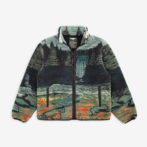 Pendleton - Pendleton Jacquard Sherpa Fleece - Salmon Falls Scenic -  - Main Front View