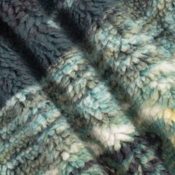 Jacquard Sherpa Fleece - Salmon Falls Grey