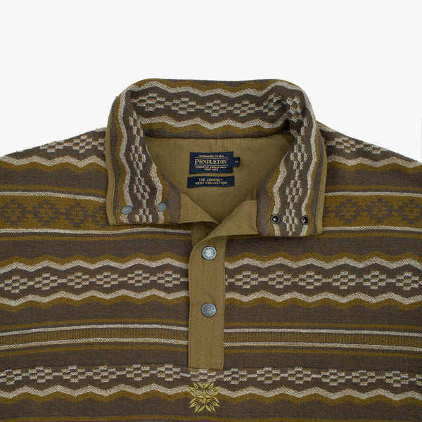Popover Snap Jacket - Dark Green Crown Point