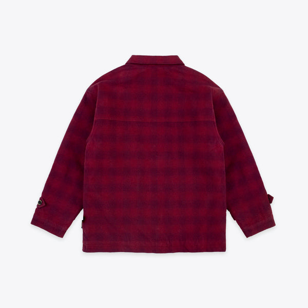 Lined Hunting Jacket - Burgundy Plaid