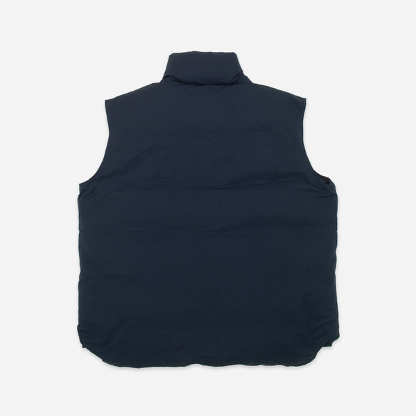FLAT FACE DOWN VEST - NAVY