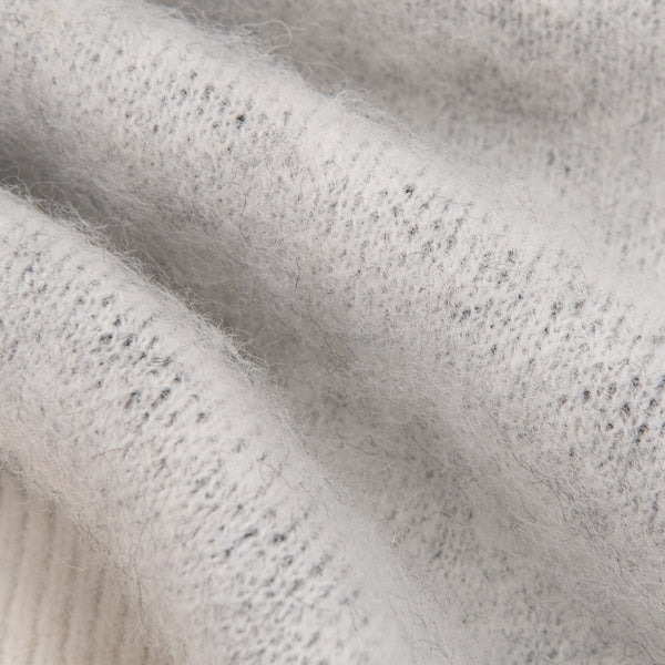 MOHAIR RELAXED SHAGGY CARDIGAN - LOS OJOS WHITE