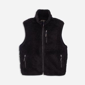 Pendleton - BOA SHERPA FLEECE VEST - BLACK HARDING -  - Main Front View