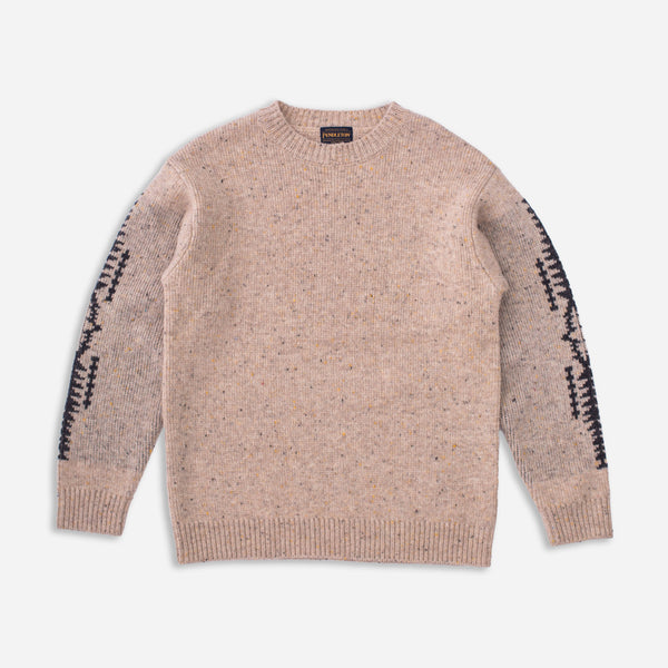 SHETLAND KNITTED SWEATER - IVORY HARDING STAR