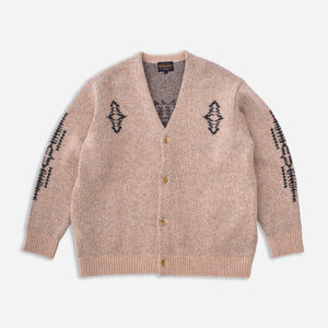 Pendleton - SHETLAND CARDIGAN - IVORY HARDING STAR -  - Main Front View