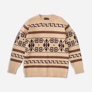 Pendleton - WESTERLEY KNITTED SWEATER - ECRU -  - Main Front View