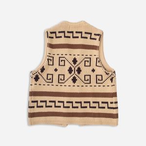 Pendleton - WESTERLEY KNITTED VEST - ECRU -  - Alternative View 1