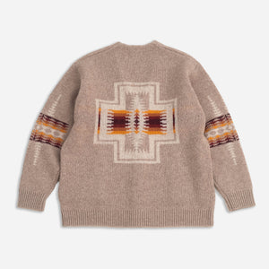 Pendleton - SHETLAND CARDIGAN - BEIGE HARDING -  - Alternative View 1