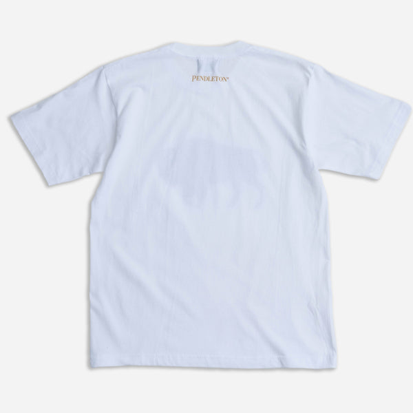 LOS LUNAS BISON TEE - WHITE