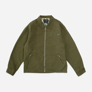 Pendleton - BLANKET LINED CANVAS JACKET - SAGE GREEN -  - Main Front View