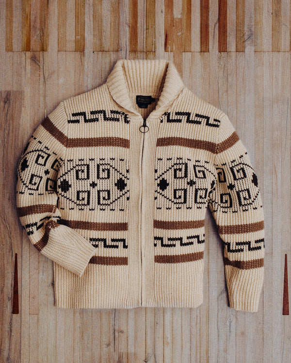 Pendleton Original Westerley Sweater - Tan Brown