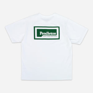 Pendleton - PATCH GRAPHIC T-SHIRT - BRIGHT WHITE -  - Alternative View 1
