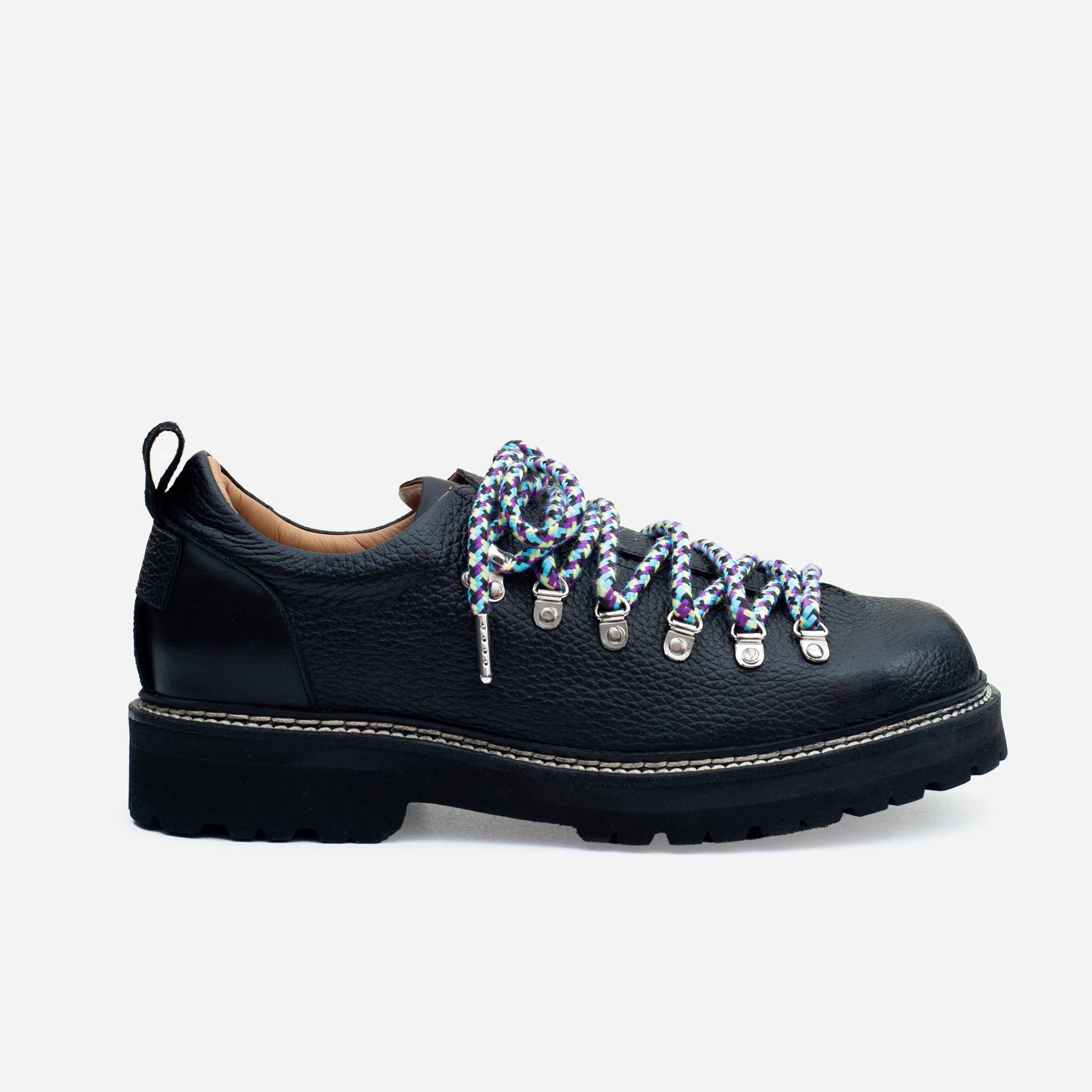 Pennon HIGH BOOTS LOW - PEBBLED LEATHER BLACK - The Great Divide
