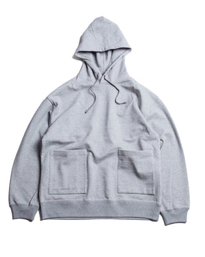 Pilgrim Surf + Supply - BEENIE FISHERMAN HOODIE - HEATHER GREY -  - Main Front View