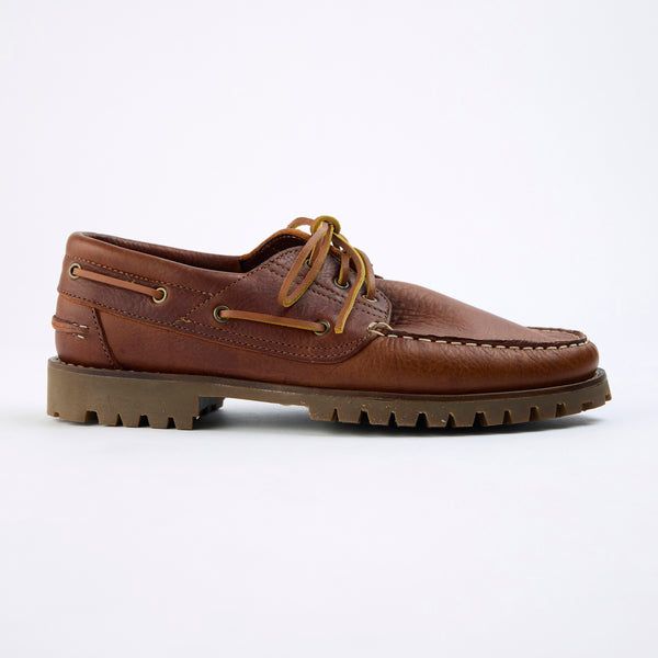 Arrow Moccasin Marblehead Boat Shoe - Pebble Whiskey