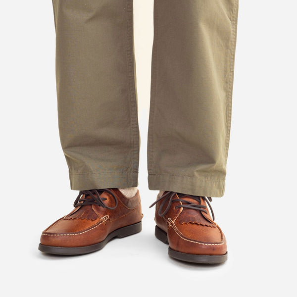 Arrow Moccasin Hyannis Fringe Moc - Pebble Whiskey