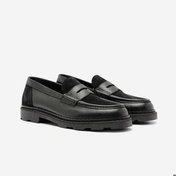 Arrow Moccasin Concord Loafer - Black