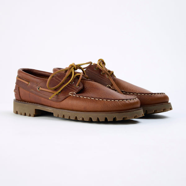Arrow Moccasin Marblehead Boat Shoe - Pebble Whiskey