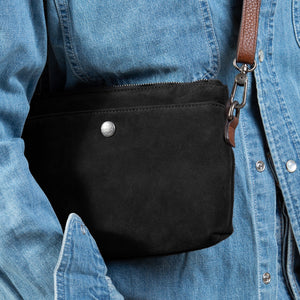 Pendleton - SUEDE SLING BAG - BLACK -  - Alternative View 1