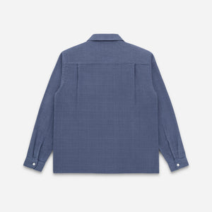 Knickerbocker - PENNY LOOM LINEN SHIRT - BERING BLUE -  - Alternative View 1